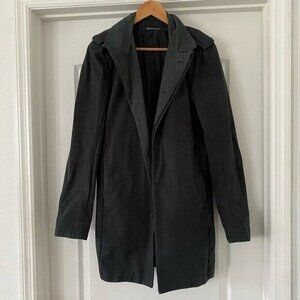 N.I.C.E. Collective Jacket Military Utility Jacket Dark Gray Steampunk Sz Small